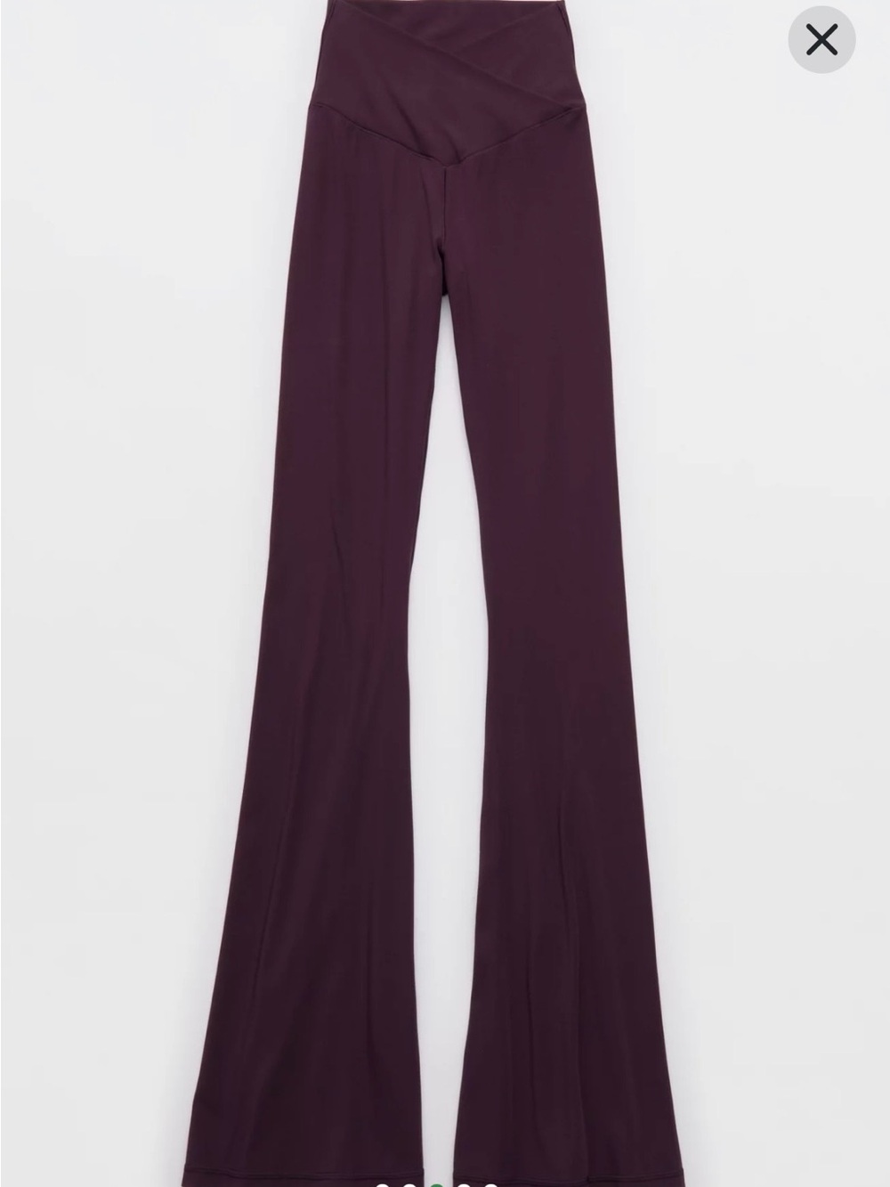 OFFLINE By Aerie Real Me High Waisted Crossover Flare Legging - Picture 4 of 8